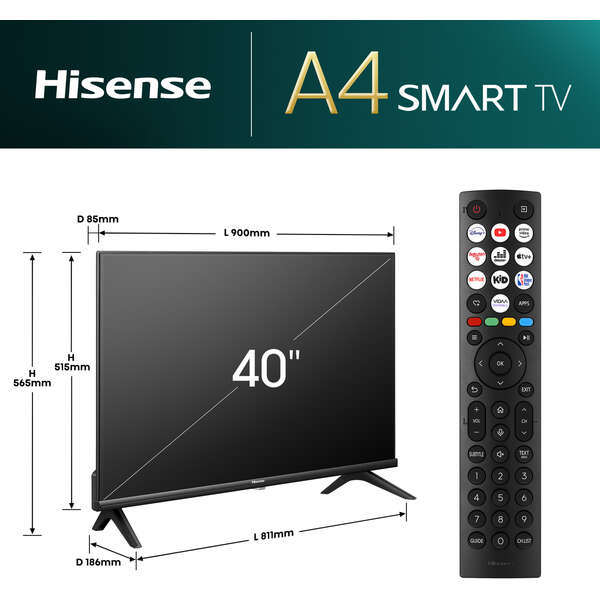 HISENSE 40A4N