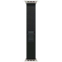APPLE Watch 49mm Loop Black Trail Loop - M/L - Natural Titanium Finish mxtr3zm/a