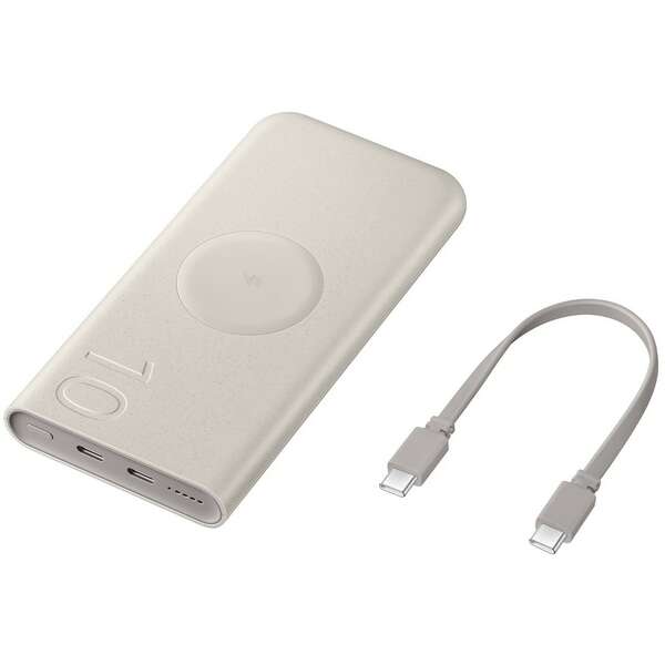 SAMSUNG Power Bank 10000mAh 7.5W Wireless Beige EB-U2510-XUE