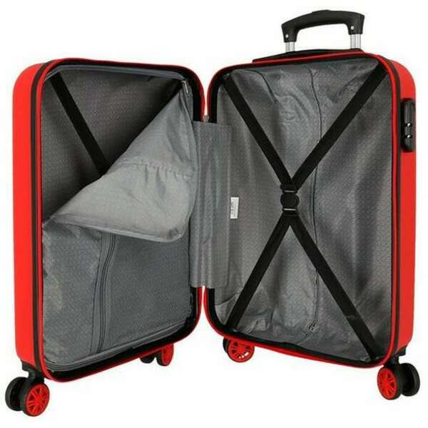 DISNEY MICKEY ALL SMILE ABS Kofer 55cm sa 4 dupla tockica CRVENI