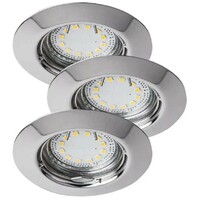 RABALUX Lite LED ugradni spot GU10 3x3W 3000K hrom