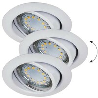 RABALUX Lite LED ugradni spot GU10 3x3W beli