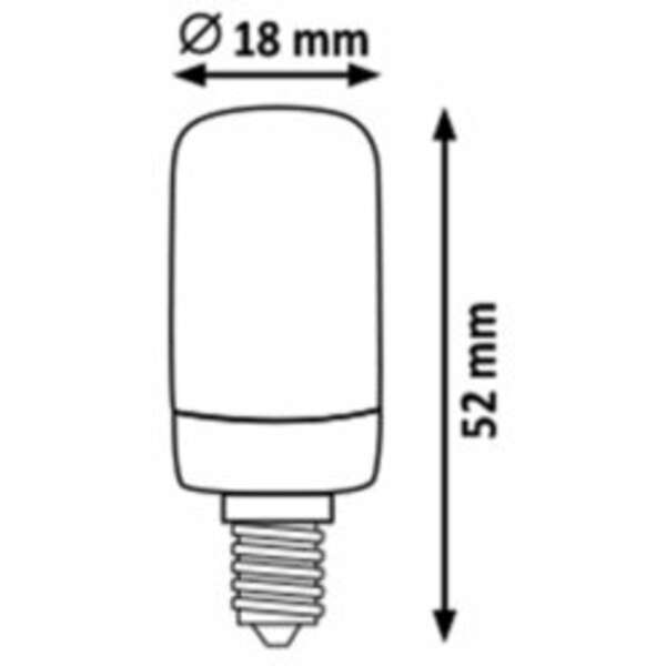 RABALUX Sijalica LED E14, 1,8W, 130 lm, 4000K