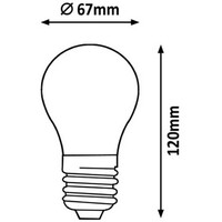 RABALUX Sijalica Filament LED E27 A67 11W 1500lm 2700K