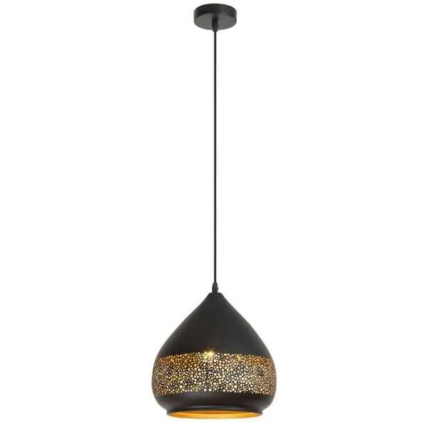 RABALUX Kaia Visilica  E27 1x40W,crno/zlatno