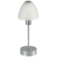 RABALUX Lydia, stona lampa, srebrna metalna