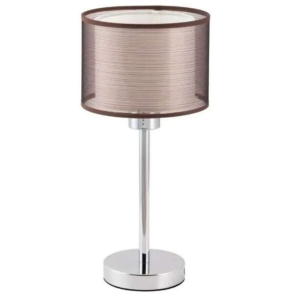 RABALUX Anastasia stona lampa E27 60W hrom/braon