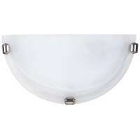 RABALUX Alabastro zidna lampa E27 60W belo/hrom