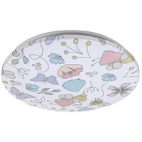 RABALUX Hanka plafonjera LED 24W 3000K okrugla 38cm cvetovi/leptiri