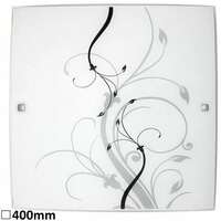 RABALUX Elina plafonjera400x400E27 2x60Wcrno / belo