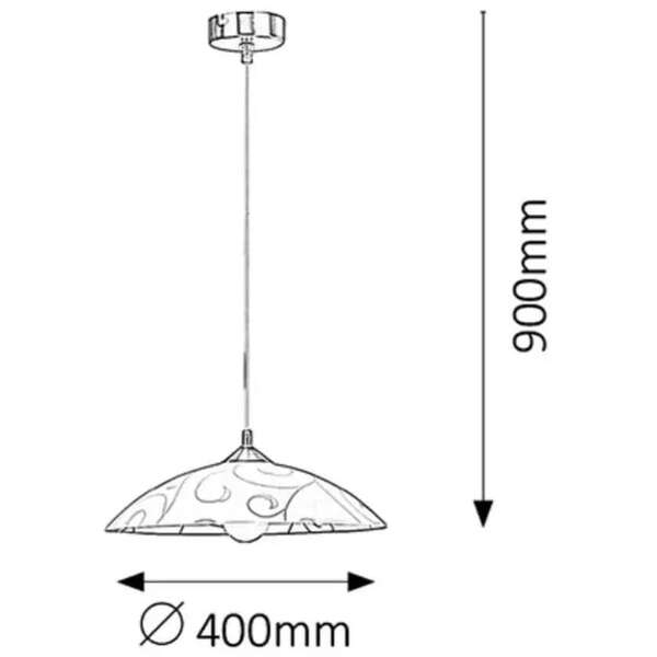 RABALUX Harmony lux visilica D40 E27 60W heom