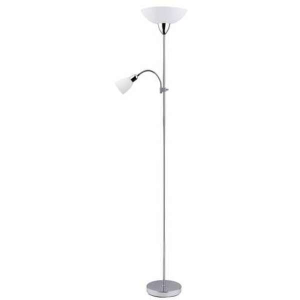 RABALUX Diana podna lampa sa citacem E27+E14 hrom/bela