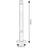 RABALUX Dovce lava lampa E14 40W narandžasta-lila
