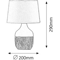 RABALUX Yvette stona lampa E14 max 40W /belo