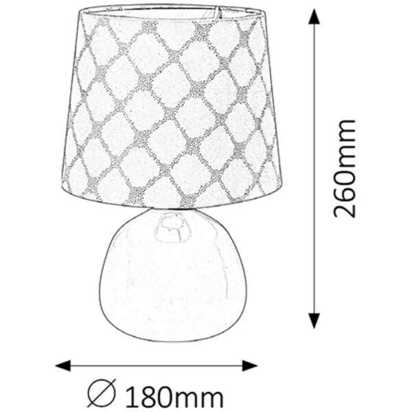 RABALUX Ellie stona lampa E14 max 40W