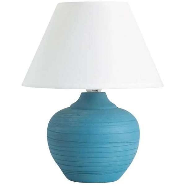 RABALUX Molly keramicka stona lampa E14 40W plavo/belo