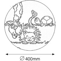 RABALUX Leon plafonjera D40 E27 2x60W