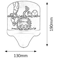 RABALUX Leon zidna lampa E14 7W