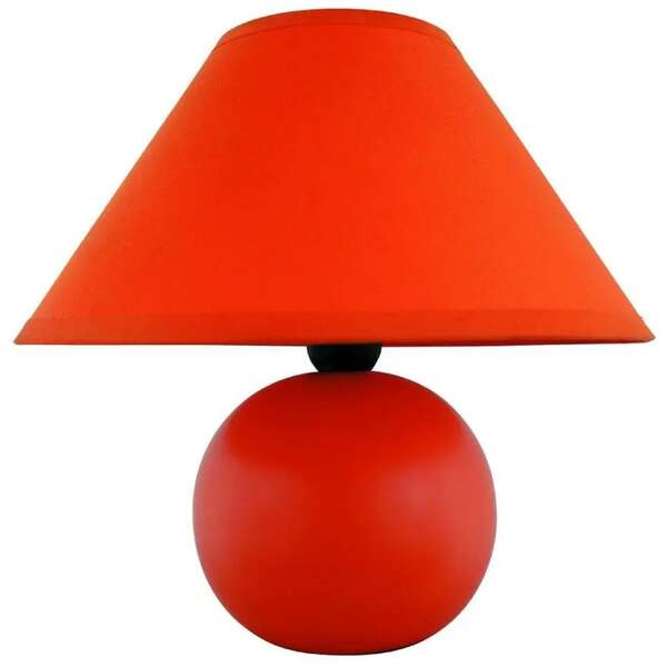 RABALUX Ariel keramicka stona lampa E14 40W, narandžasta