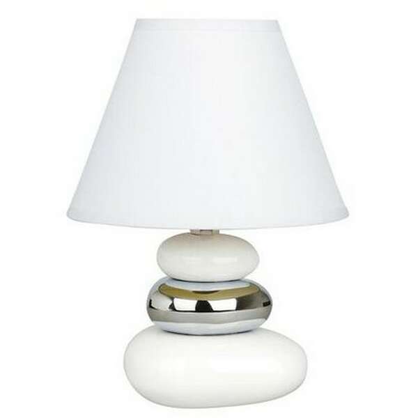 RABALUX Salem keramicka stonaE14 40W belo-srebro