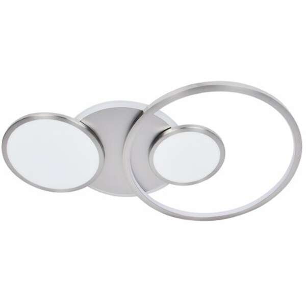 RABALUX Fulvia, LED plafonjera, 50W, 3000K, saten hrom metal