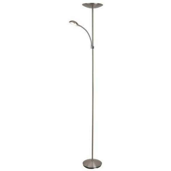 RABALUX Vlasta podna lampa LED 18W + 5W, saten hrom
