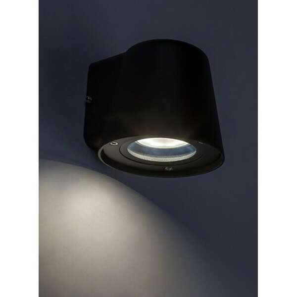 RABALUX Mandal, spoljna zidna,GU10 1X35W,crno