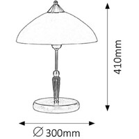 RABALUX Regina stona lampa E14 40W bronza
