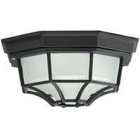 RABALUX Milano spoljna plafonjera E27 100W crno IP44
