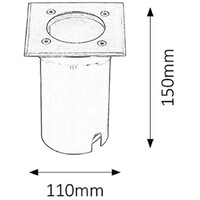 RABALUX Tacoma spoljna lampa GU10 50W IP65