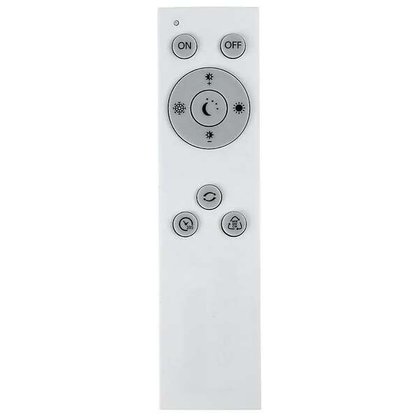 RABALUX Nilin, LED plafonjera 48W, 3400lm, CCT 3000-6500K, 49cm,  daljinski, dimabilna, crna metal