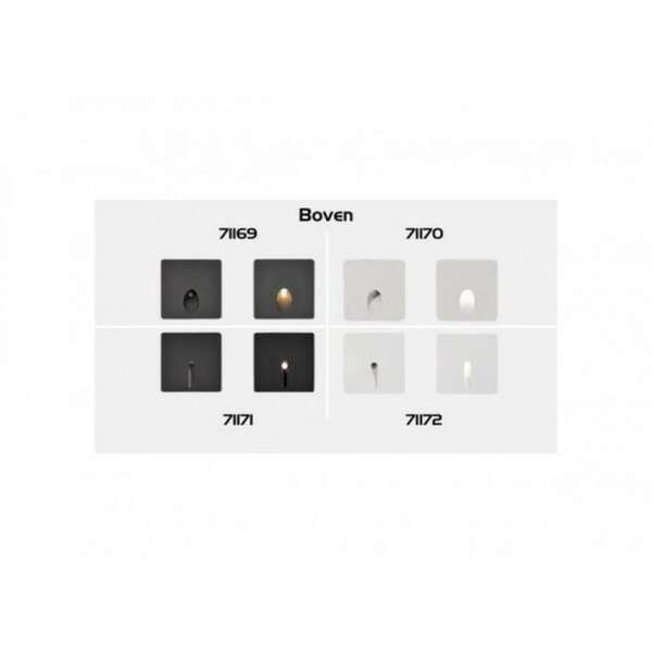 RABALUX Boven zidna lampa LED3W bela IP54