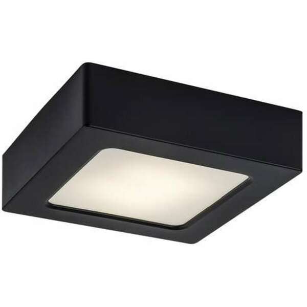 RABALUX Shaun2 plafonjera 7W 4000K crna cetvrtasta
