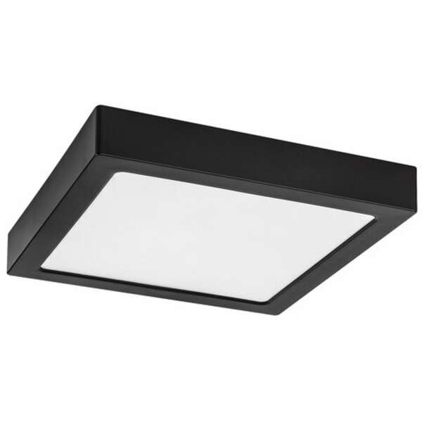RABALUX Shaun2 plafonjera 24W 4000K crna cetvrtasta