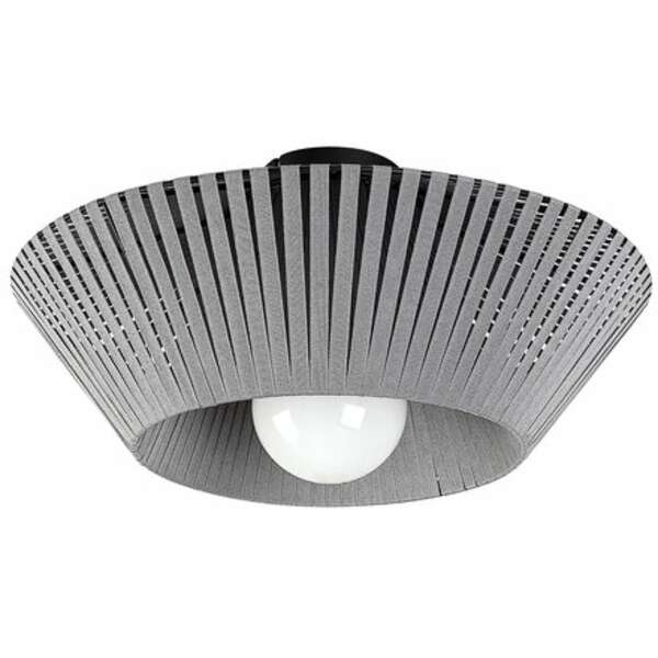 RABALUX Revan, plafonska tekstilna siva 1xE27,  precnik 40cm