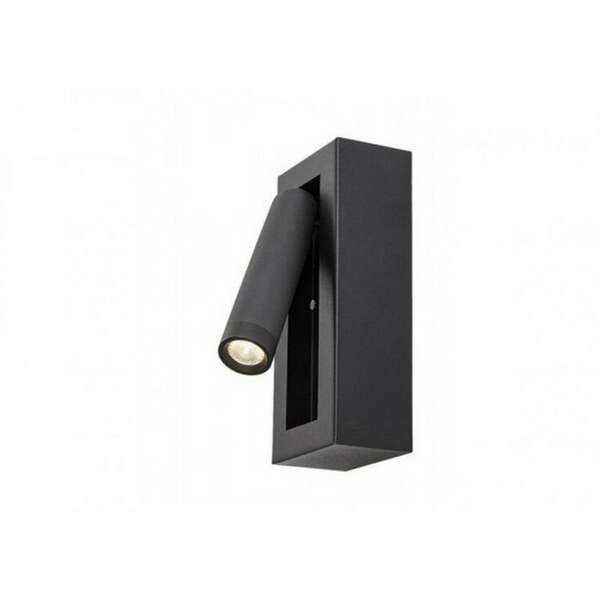RABALUX Gello, zidna crna za citanje sa prekidacem LED 4W, 3000K