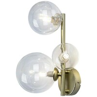 RABALUX Aslov, zidna zlatna sa staklenim kuglama, 3xG9, 26x34cm