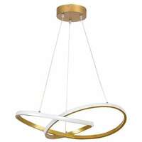 RABALUX Castiel LED visilica zlatna 36W 3000K 56x35cm podesiva