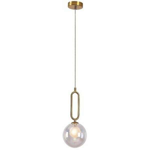 RABALUX Rosehip, visilica champagne metal/multikolor staklo, 1xG9