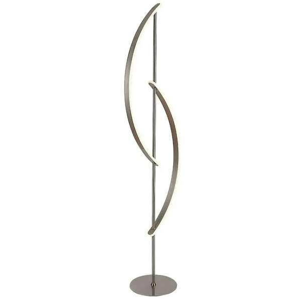 RABALUX Jarnelle, podna brušeni hrom LED 30W, 3000K, visina 150cm
