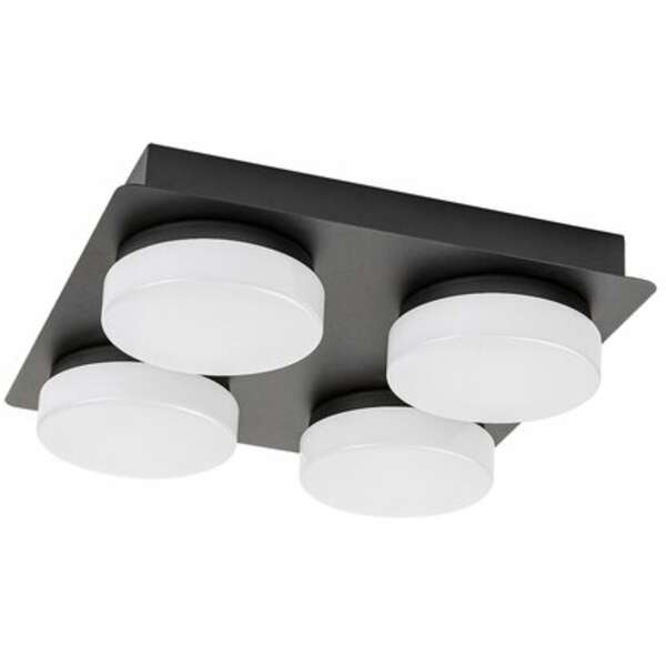 RABALUX Attichus, mat crna 21W 1900lm-2670lm, 4000K IP4
