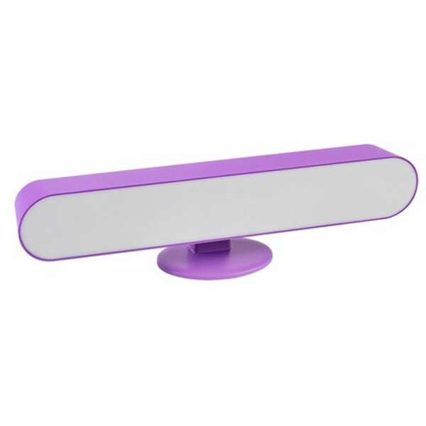 RABALUX Parker, stona punjiva LED 3W, samo RGB svetlo, daljinski, dimabilna, boja ljubicasta, visina 27cm, IP20
