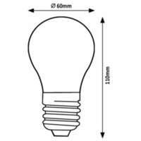 RABALUX Filament LED sijalica E27 A60, 7W, 1520lm, 3000K