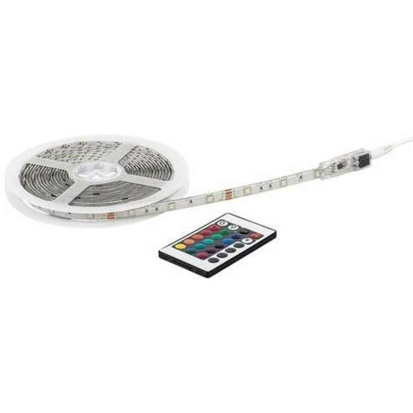 RABALUX LED traka RGB (samo RGB boje) 19W, daljinski, dimabilna, dužina 500cm, 30 LED/m, cut 10cm, IP44 zaštita