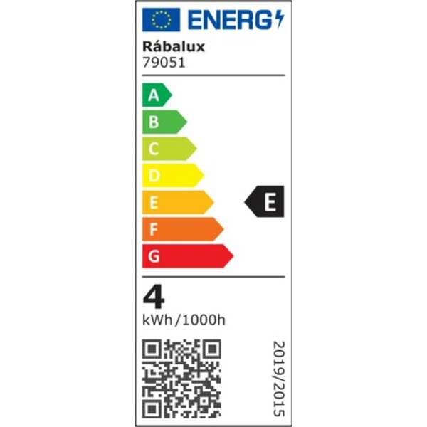 RABALUX Filament LED sijalica E27 G45, 4W, 470lm, 4000K