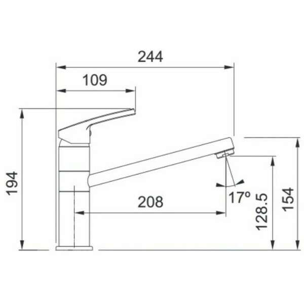 FRANKE-D PIO hrom 115.0323.157