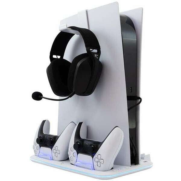 WHITE SHARK PS5 KIMURA - 2, Cooling Pad + 2 Charging Docks