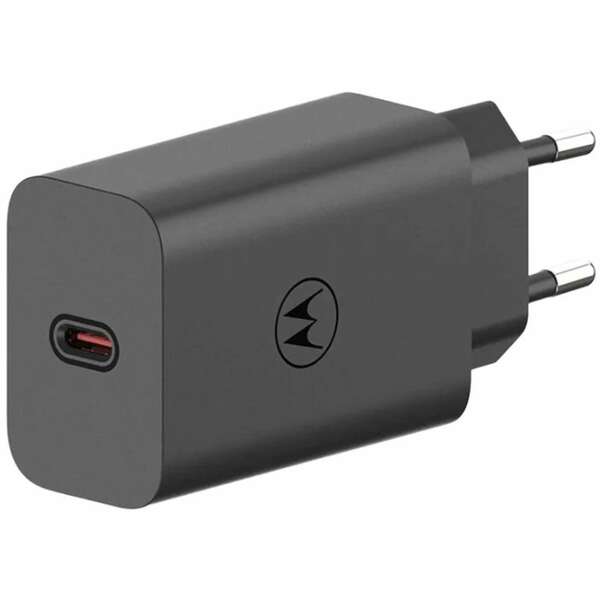 MOTOROLA 68W Turbo Power Adapter + Cable USB-C Black
