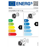 SAVA 215/40R17 87Y INTENSA UHP 2