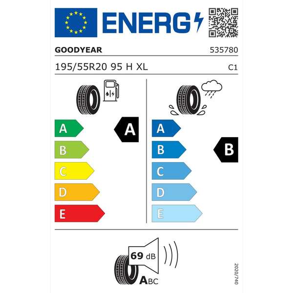 GOODYEAR 195/55R20 95H EFFIGRIP PERF XL